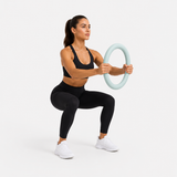 Cerceaux Yoga Bleu