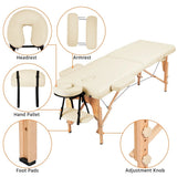 Table en bois pliable